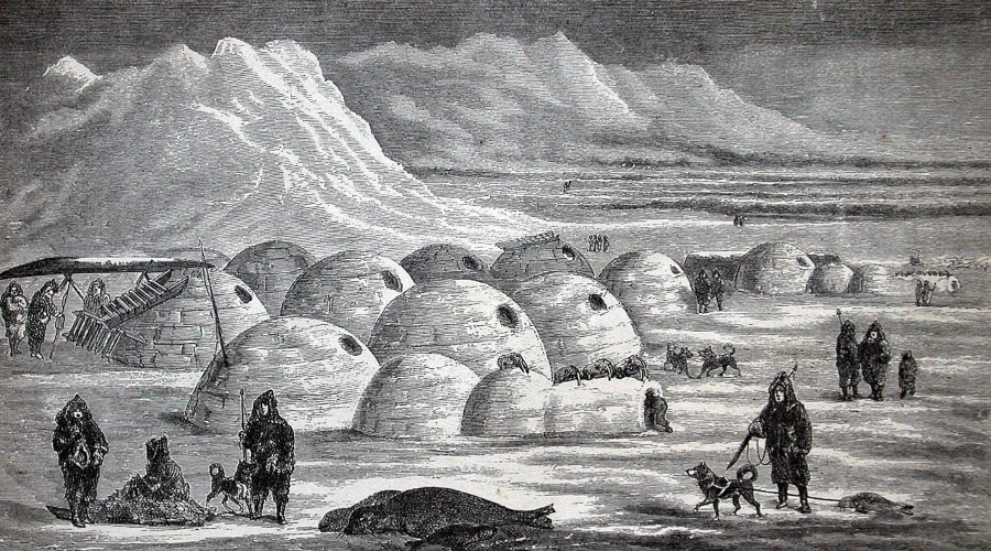 Inuitská vesnice