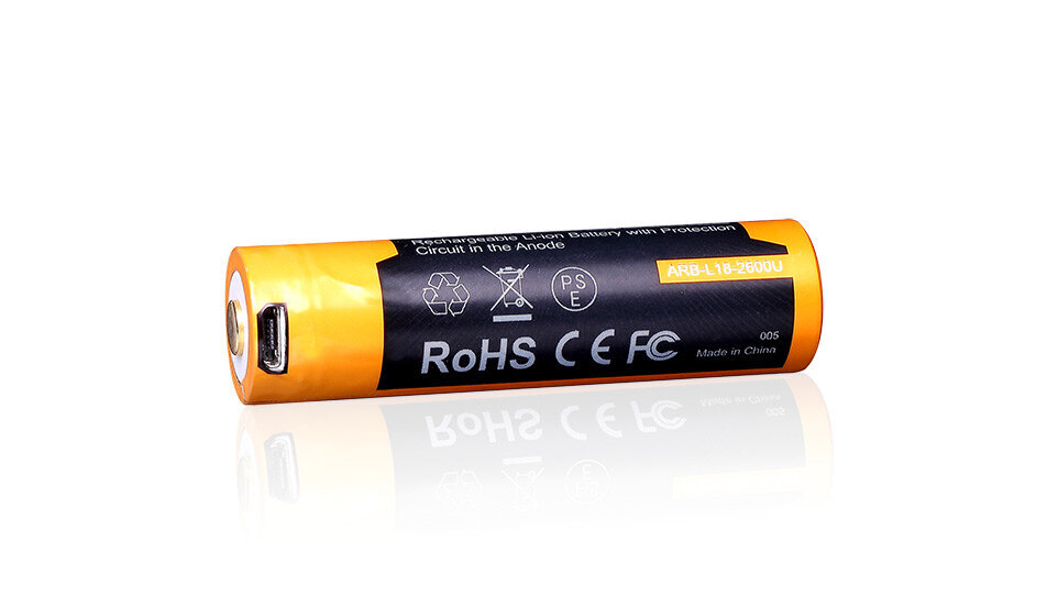 Dobíjecí USB baterie 18650 (2600 mAh) Fenix®