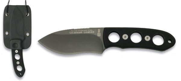 Nůž s pevnou čepelí - nůž na krk RUI® Tactical 31861 - černý