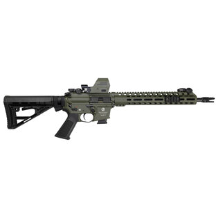 Samonabíjecí puška AR15-9 M4FL 14,5" / ráže 9mm Schmeisser® + Kolimátor LE GEN II Falke®