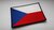 Vyšívaná vlajka na suchý zip Česká republika TA® 13 cm x 9 cm