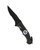 Zavírací nůž RESCUE Mil-Tec® s kombinovaným ostřím – černý